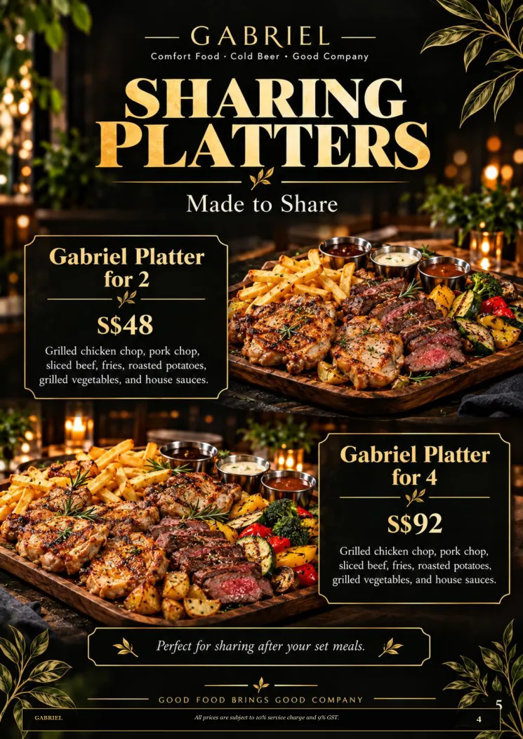 Gabriel proposed menu page 4